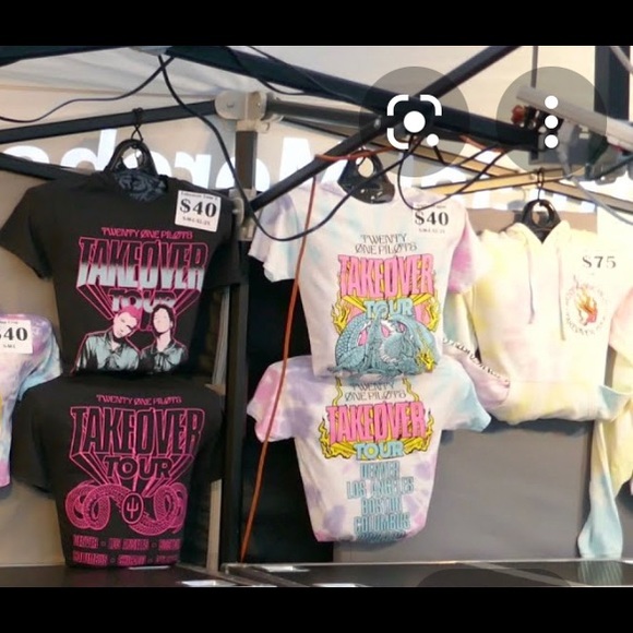 ISO Twenty One Pilots Takeover Tour Merchandise (highlighted shirts) - Picture 2 of 2